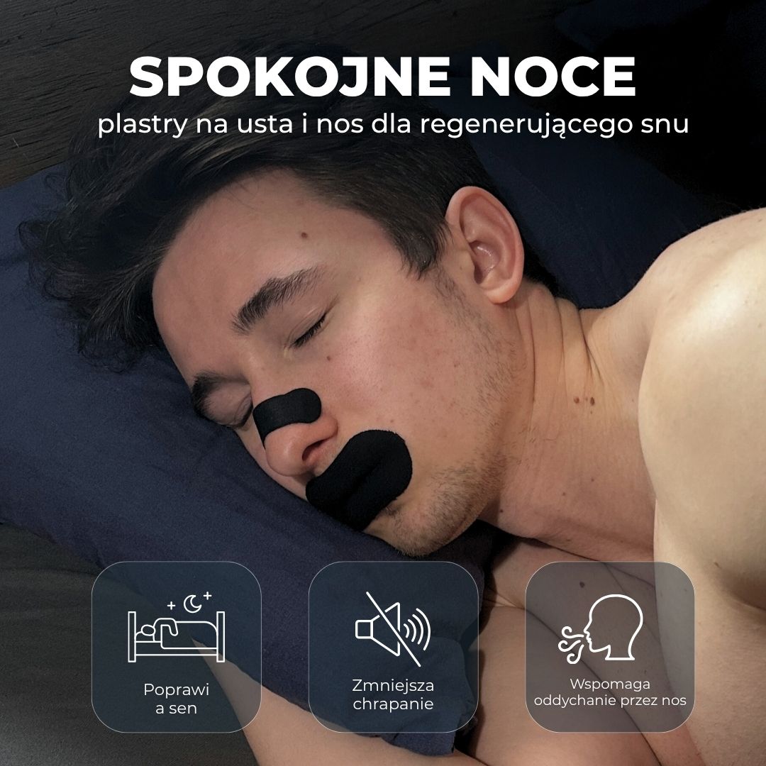 SleepAir Plastry na usta i nos