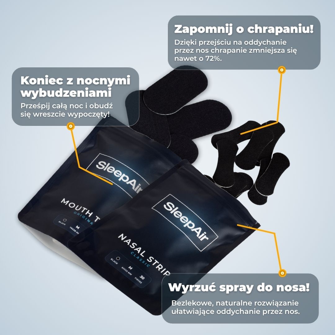 SleepAir Zestaw startowy do oddychania przez nos