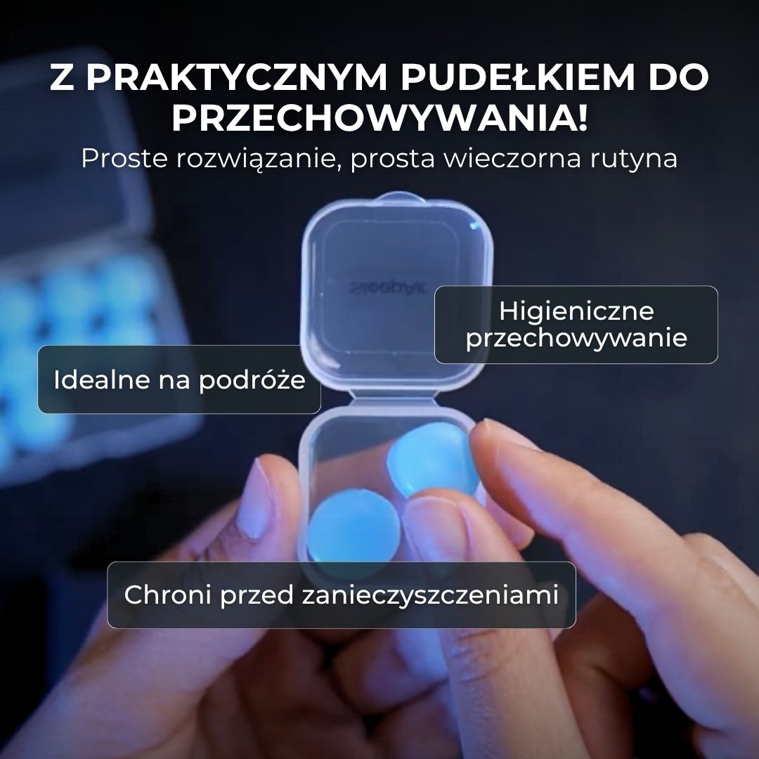 SleepAir Silikonowe zatyczki do uszu