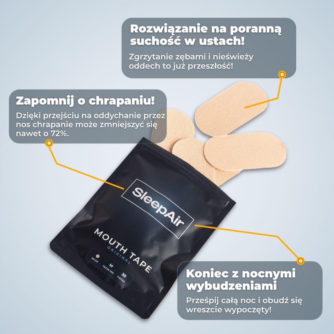 SleepAir Plastry na usta