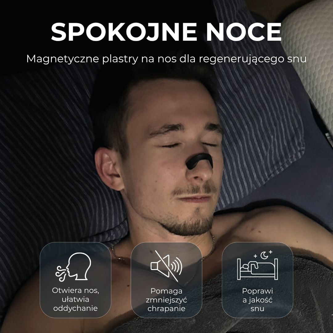 SleepAir Magnetyczne plastry na nos - Zestaw startowy