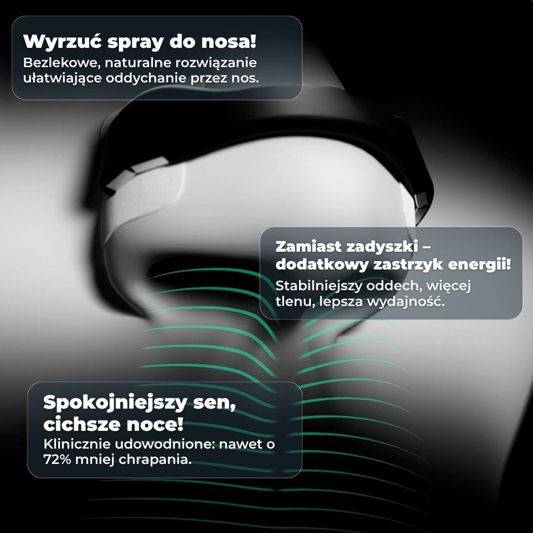 SleepAir Magnetyczne plastry na nos - Zestaw startowy