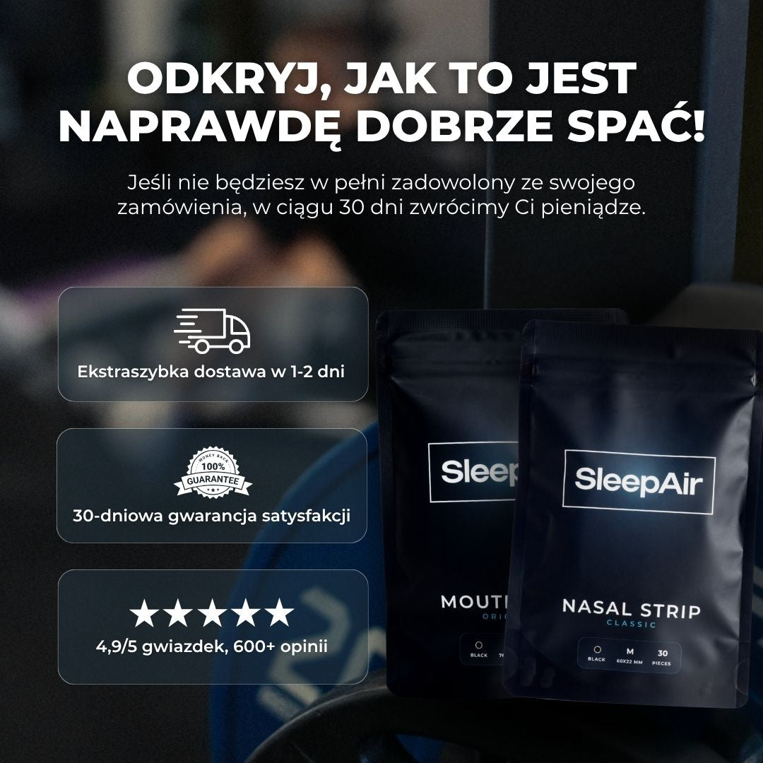 SleepAir Plastry na usta i nos